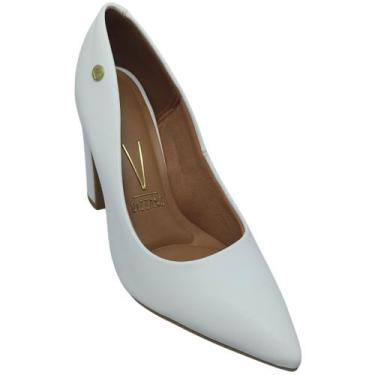 Imagem de Sapato Vizzano Feminino Pelica Calce Fácil Casual, Branco, 37
