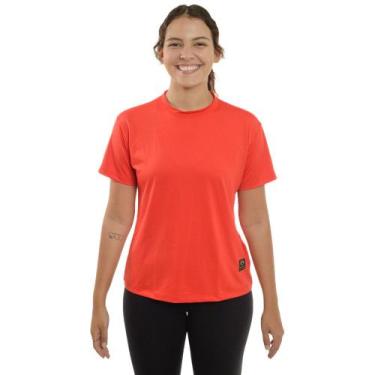 Imagem de Blusa Academia Feminina Babylook Esportiva Proteção Uv 50+ - TN Terra 