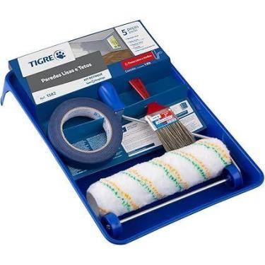 Imagem de Kit Pintura Tigre 1582 5 Peças Completo Para Paredes Profissional