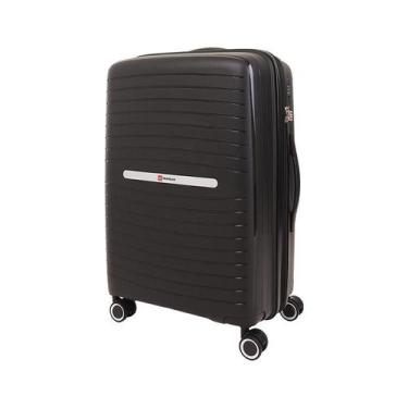 Imagem de Mala De Viagem Média 23Kg Com Estojo 12 Garrafas Glarus M, Preto