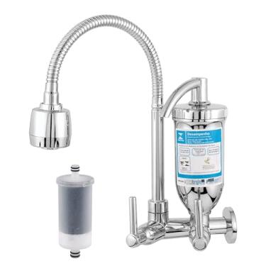 Imagem de Torneira de Cozinha Gourmet com Filtro de Água Bica Flexível 2 Jatos ABS 2167 C70