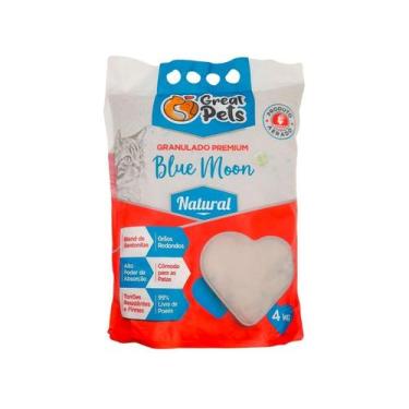 Imagem de Areia Bentonita Esférica Premium Great Pets Para Gatos 4 Kg