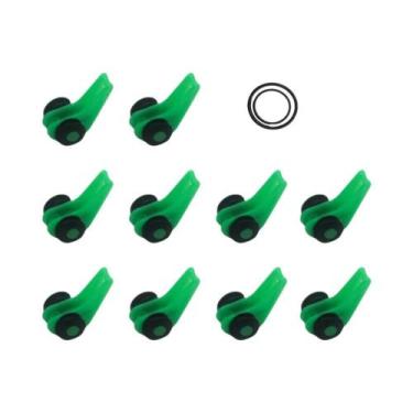 Imagem de 10PCS Ganchos Para Iscas De Pesca Com Protetor De Segurança, Anéis De 