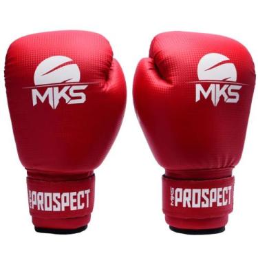 Imagem de Luva de boxe muay thai kickboxing prospect vermelho homologada cbkb - 