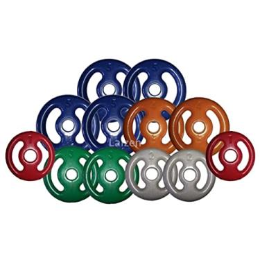 Imagem de Kit Anilhas Emborrachadas 40kg