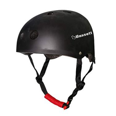 Imagem de Capacete de skate para jovens de 8 a 14 anos de idade para bicicleta de montanha capacete scooter acessórios de bicicleta adulto (preto, código M)