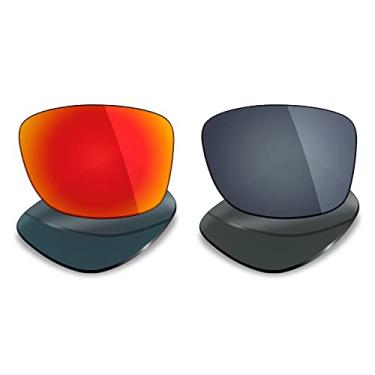 Imagem de Mryok 2 pares de lentes polarizadas para óculos de sol Oakley Jupiter Squared – Opções