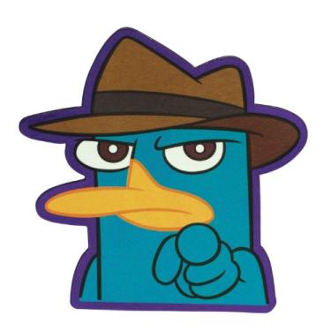 Imagem de Disney Phineas & Ferb "Agent P" Car Magnet Multi-colored, 4"