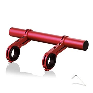 Imagem de Estrutura de extensão horizontal de scooter elétrico Extensor de guiador de scooter elétrico Suporte de liga de alumínio no punho Suporte de montagem em barra para M365
