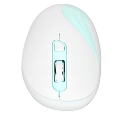 Imagem de Mouse sem fio silencioso, Plug and Play DPI Economia de energia ajustável Design ergonômico Mouse sem fio para computador para laptop para desktop(azul)