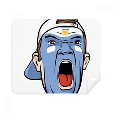 Imagem de Argentina Makeup Screang Cap pano de limpeza limpador de tela 2 peças tecido de camurça