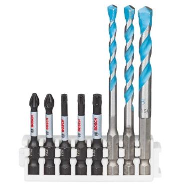 Imagem de Kit De Pontas E Brocas Multi Construction Bosch 8 Peças