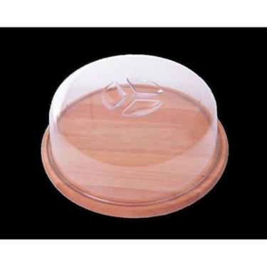 Imagem de Boleira De Madeira Com Tampa Essence Domama