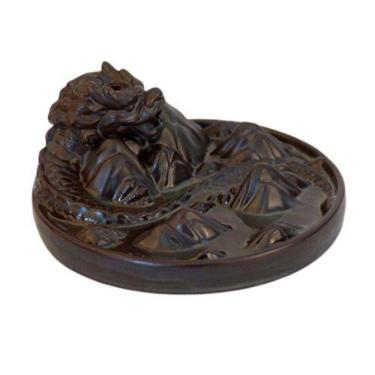 Imagem de Incensário Dragao Chines Cascata +10 Incensos Cones