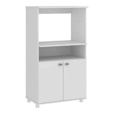 Imagem de Armário Multimóveis Multiuso para Forno Microondas Branco