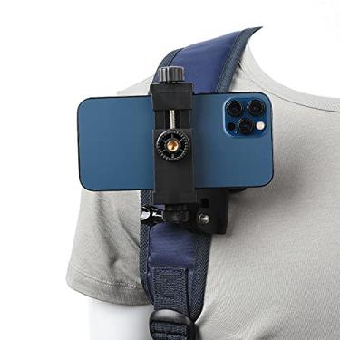 Imagem de Suporte de clipe para mochila com acessórios para GoPro Hero 9, 8, 7, 6, 5, preto Akaso Sony Action Camera e smartphones iPhone Samsung, ao ar livre, primeira visualização de vídeo ao vivo