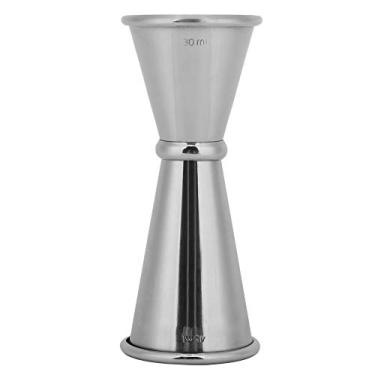 Imagem de Bar Jigger,30/45ml A?o Inoxid¨¢vel Wine Cocktail Shaker Duplo Jigger Bartending Medindo Medi??es Dentro de Barra de Ferramentas Despejadores para Fam¨ªlia, Bar, Hotel, Caf¨¦, KTV, Copo Medidor de B