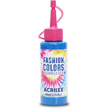 Imagem de Tinta tecido aquarela silk fashion azul 60ML acrilex