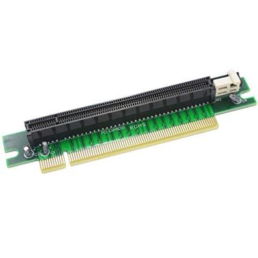 Imagem de Cartão Riser 16x GODSHARK PCI-Express 90 Graus Ângulo direito Adaptador Cartão 1U 2U