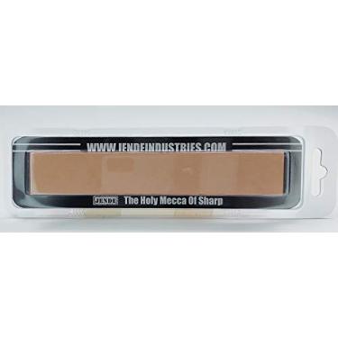 Imagem de Jende Curso de couro bovino 2,54 cm x 15,24 cm, montado em acrílico de 5 mm, serve para afiador Edge Pro, Hapstone e TSProf, Jende JIGS.