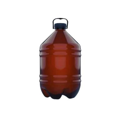 Imagem de Garrafa Growler Keg PET 5L com tampa cega e alça - Bocal 48mm