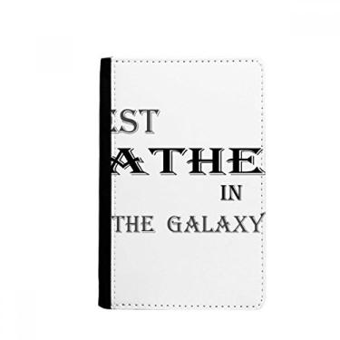 Imagem de Best Dad in the Galaxy Festival citação porta-passaporte Notecase Burse carteira capa porta-cartão, Multicolor
