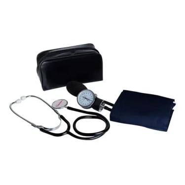 Imagem de Esfigmomanometro Aparelho De Pressão C/Estetoscópio Premium