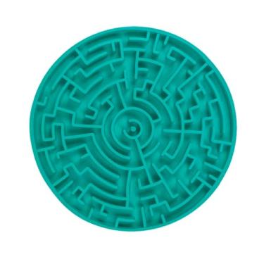 Imagem de Pet Games Labirinto Verde-Água G -Tapete Para Lamber E Comedouro Para Cães
