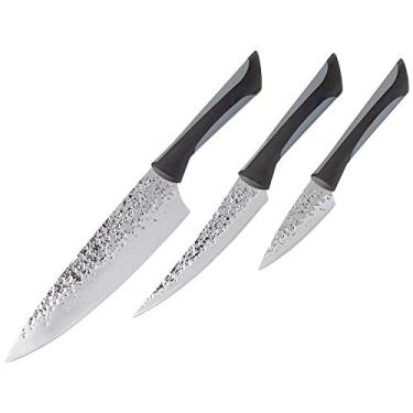 Imagem de kai Conjunto de facas para iniciantes PRO Luna, conjunto de facas de cozinha, inclui faca de chef de 20 cm, faca de cozinha de 8,8 cm, faca de cozinha japonesa afiada à mão