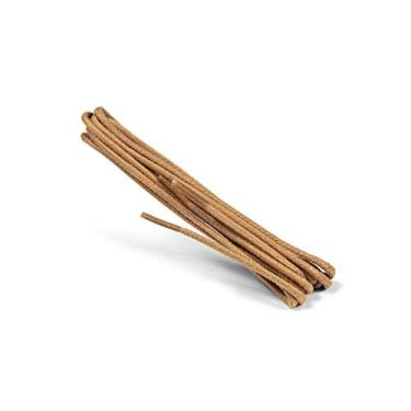 Imagem de Cadarços finos redondos encerados Kaps 2 mm 100% algodão, 10 - Beige, 60 cm - 24 inch - 3 to 4 eyelet pairs