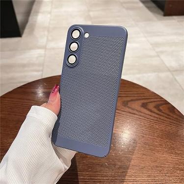 Imagem de Estojo rígido fino fosco respirável para Samsung S23 S22 Ultra S21 FE S20 Note 20 A73 A23 A33 A53 Capa de dissipação de calor ultrafina, roxo lilás, para Samsung A33 5G