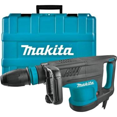 Imagem de Martelo Rompedor Sds Max 1510w 1900 Ipm Com Punho Lateral Ponteiro Graxa Maleta Hm1203c 220v Makita