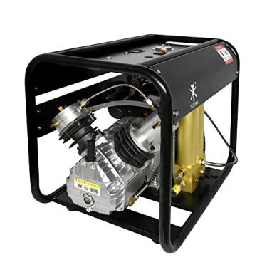 Imagem de TUXING Compressor de ar Pcp, filtro separador de óleo de água embutido em dois estágios, parada automática, bomba compressor de paintball/Scuba, 4500Psi/30Mpa, TXEDM042