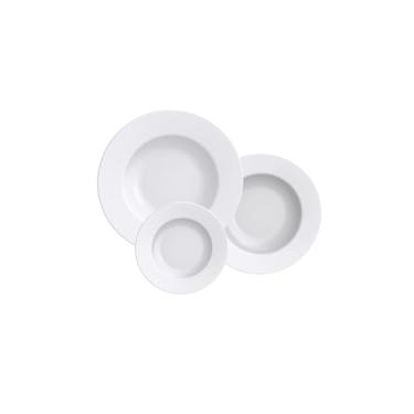 Imagem de Jogo de Pratos Tramontina Maria Augusta em Porcelana 12 Peças, Modelo: 96010085