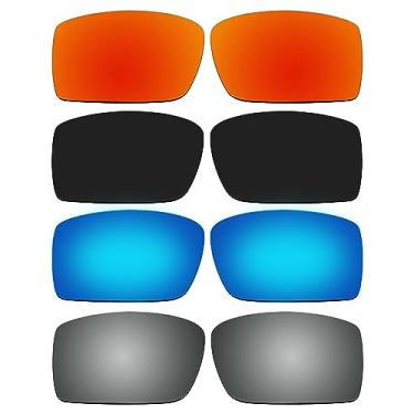 Imagem de 4 pares de lentes de reposição para óculos de sol Oakley Gascan (não serve para Gascan S) com pacote polarizado P8-1