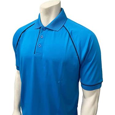 Imagem de Smitty | VBS-400 | Camisa de voleibol de malha de desempenho premium azul | Camisa de árbitro profissional, Azul, G