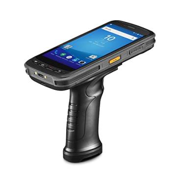 Imagem de Computador móvel com terminal de dados portátil Android com scanner de código de barras PDF417 1D e 2D 3G 4G WiFi BT GPS, cabo ergonômico para inventário de armazém
