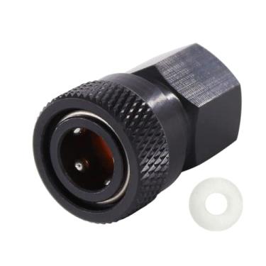Imagem de Adaptador de plugue de desconexão rápida de rosca fêmea NPT universal de 1/20.3 cm, adaptador fêmea de desconexão rápida de 8 mm, acessórios de carregamento de paintball PCP com anel de vedação