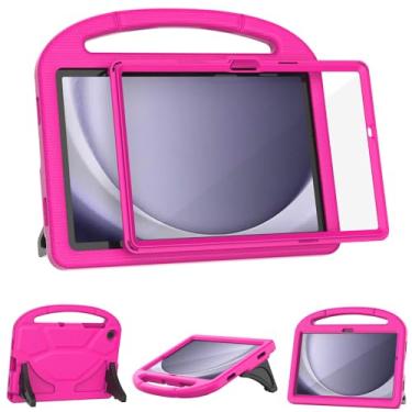 Imagem de RTOBX Capa infantil para Samsung Galaxy Tab A11 Plus 2025 / A9 Plus 11 polegadas 2023, com protetor de tela integrado, capa protetora durável à prova de choque para Galaxy Tab A11+/A9+ 11 polegadas