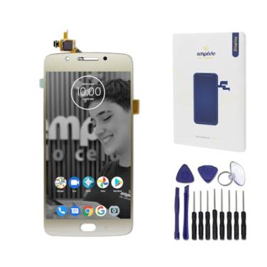 Imagem de Tela Frontal Display Touch Lcd Compatível Moto G5 Empório Standard Dourado
