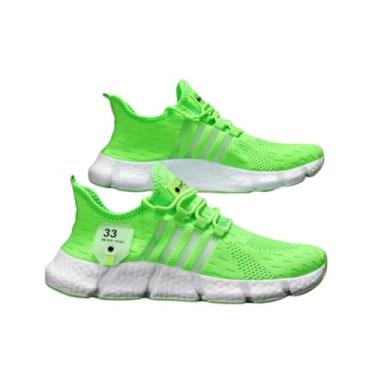 Imagem de Tênis Esportivo Fast Pro Tenis New Fast Respirável (Verde, BR, Adulto, Numérico, M, 41)