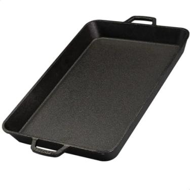 Imagem de Assadeira Retangular Alça Ferro Fundido Santana 52x24x6 Cm