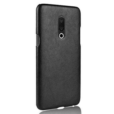 Imagem de Capa para MEIZU 15 Plus, capa para celular, proteção robusta 360° protege seu telefone, capa de couro granulado, capa para MEIZU 15 Plus