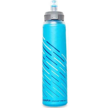 Imagem de HydraPak UltraFlask Speed (500 ml ou 600 ml) - Garrafa de água dobrável para coletes de hidratação e pacotes de corrida com tampa de abertura fácil