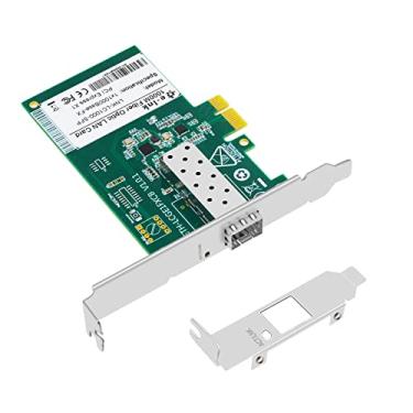 Imagem de Placa de rede Gigabit Ethernet PCI Express PCI-E 10/100/1000Mbps SFP Conversor adaptador LAN, adaptador PCI Express LAN compatível com Windows Server/Windows, Linux