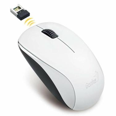 Imagem de Mouse USB Genius Sem Fio 2.4GHz NX-7000 Branco 1200DPI BlueEye