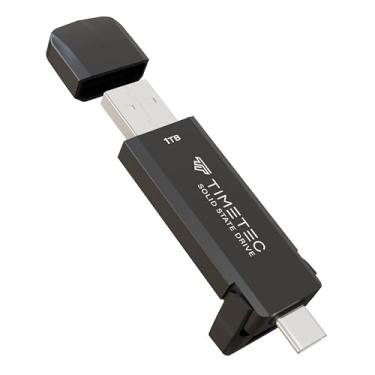 Imagem de Timetec 1 TB Pro Portátil USB 3.2 Geração 2 Tipo-C/Tipo-A SSD Velocidade de Leitura 1000 MB/s Stick de Estado Sólido Compatível com PS4, PS5, Xbox, Windows PC e Mac