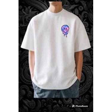 Imagem de Oversized camiseta alta qualidade masculina - Young Hope, Branco2, G1