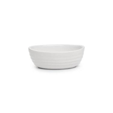 Imagem de Saladeira Cerâmica Oval Branca 15cm - ACASA Saldeira ACASA Cerâmica Ov