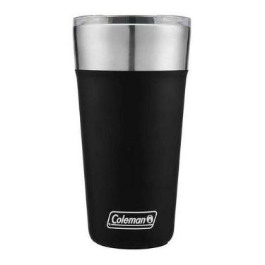 Imagem de Copo Termico Inox 600ml 17cm - 15 Horas Gelado - Coleman, Preto